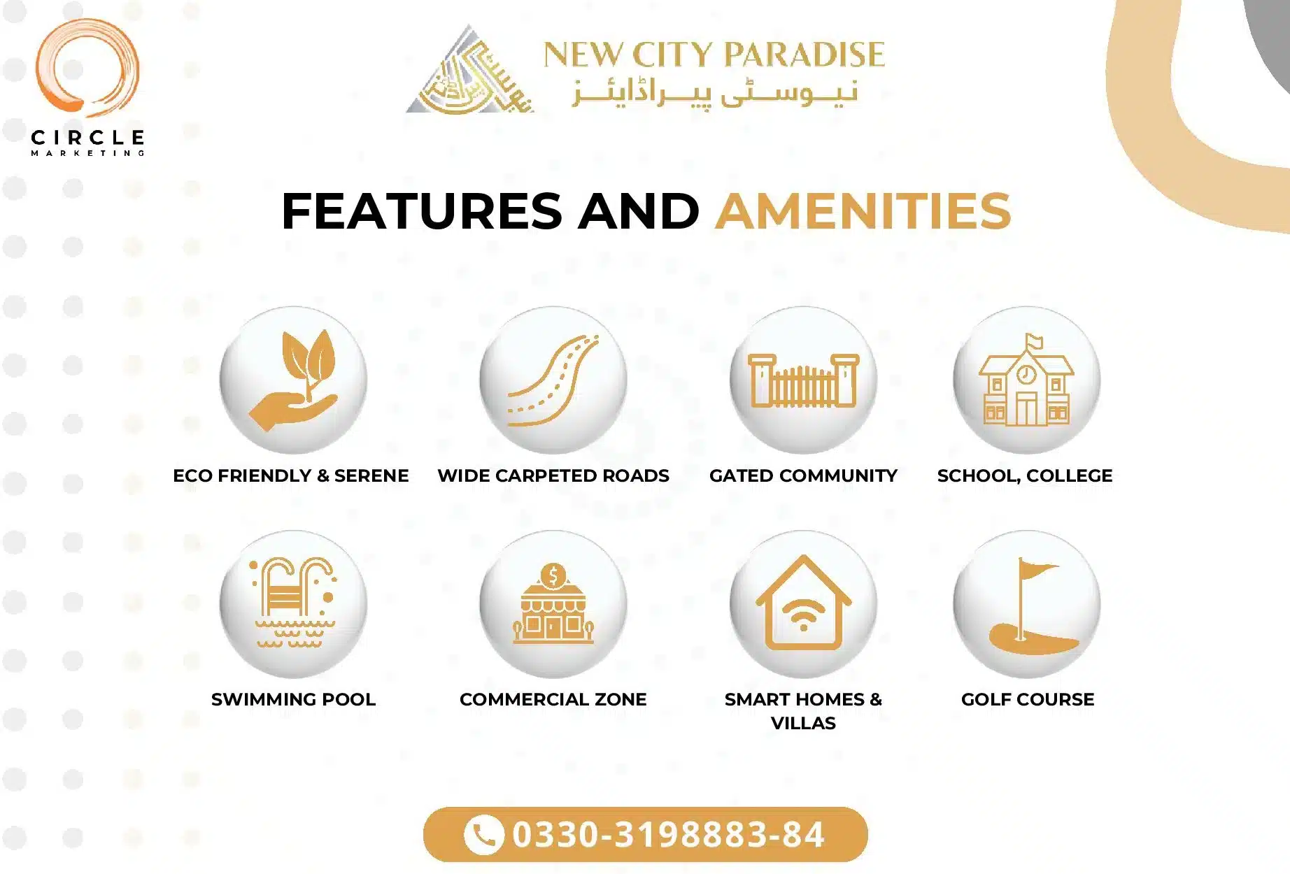 New City Paradise Features and amenities